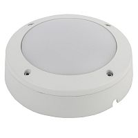 Светильник светодиодный антивандальный Эра SPB-7-12-R LED 220В 12Вт 1140Лм 5000К IP65 Круг 145х65мм картинка 